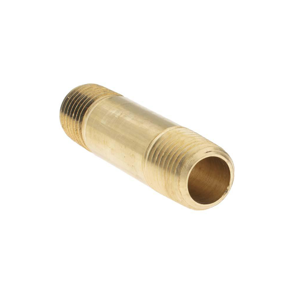 Parker Industrial Pipe Long Nipple: 1/4" Male Thread, MNPTF - MP11099-3