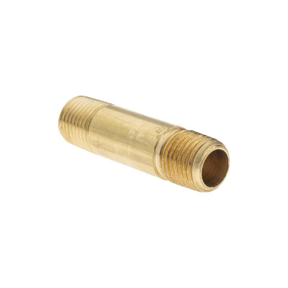 Parker Industrial Pipe Long Nipple: 1/4" Male Thread, MNPTF - MP11099-3