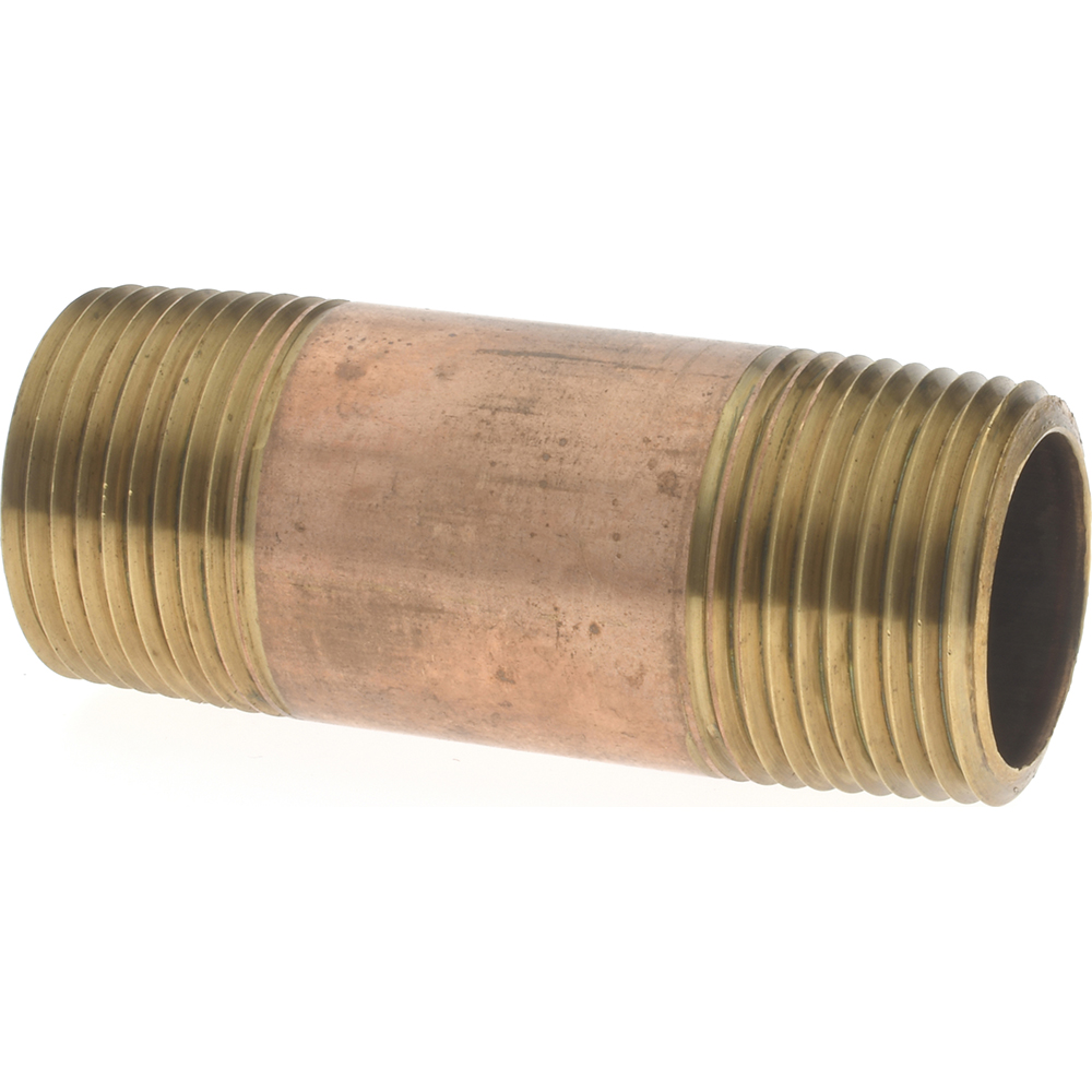 Parker Industrial Pipe Long Nipple: 1/4" Male Thread, MNPTF - MP11099-3