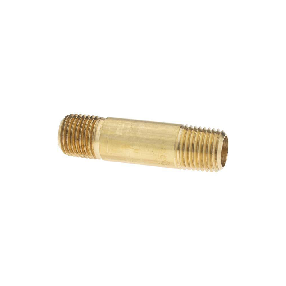 Parker Industrial Pipe Long Nipple: 1/4" Male Thread, MNPTF - MP11099-3