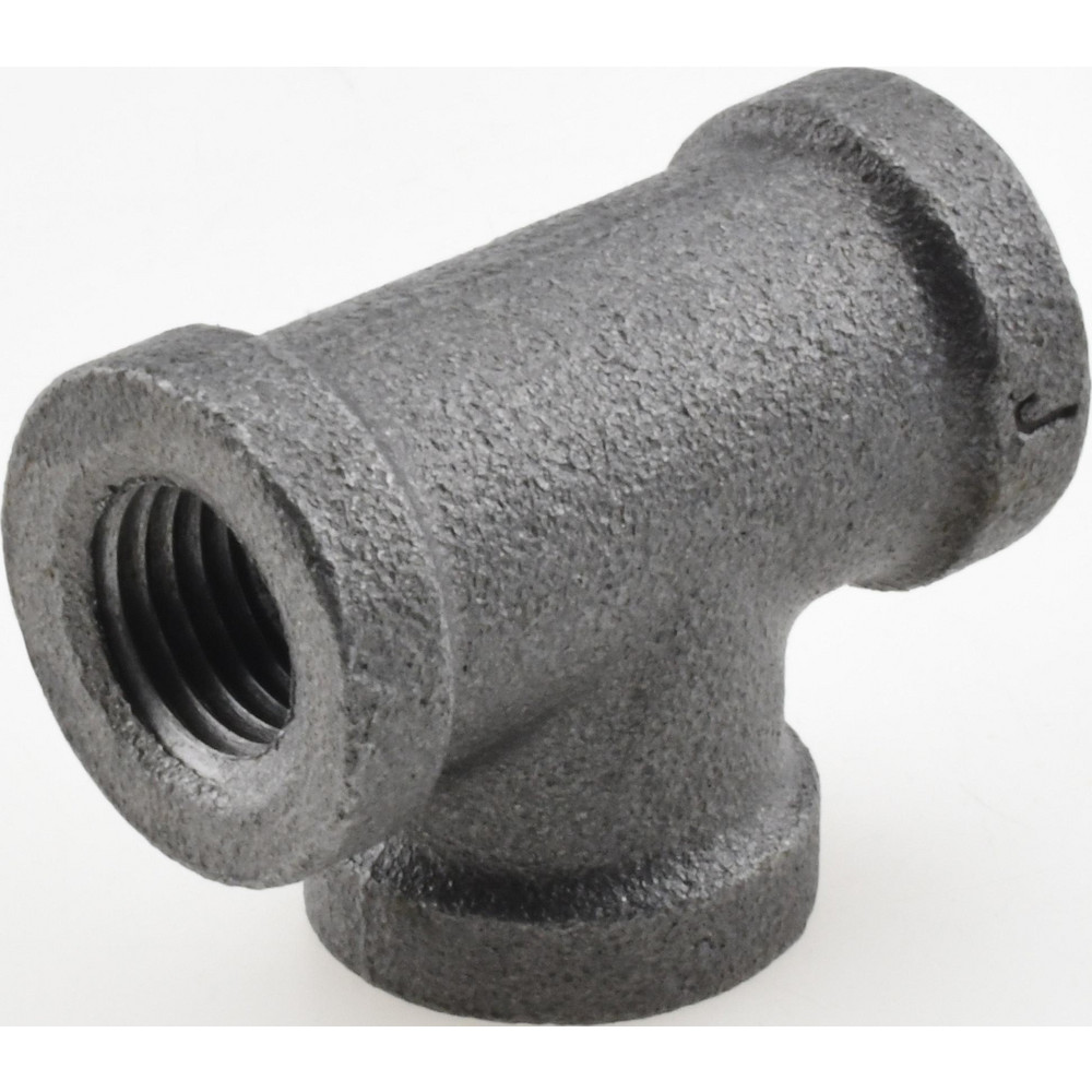 Value Collection Black Pipe Fittings: Tee, 1/4", Threaded, Malleable Iron - MDB130 8-5