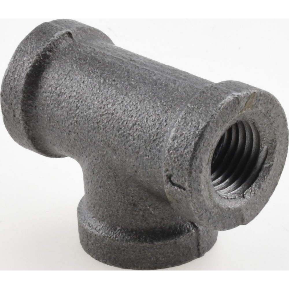 Value Collection Black Pipe Fittings: Tee, 1/4", Threaded, Malleable Iron - MDB130 8-5