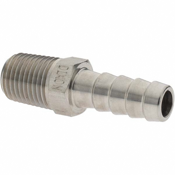 Dixon Valve & Coupling Barbed Hose Fitting: 1/4" x 1/4" ID Hose, Hose Insert - BD-DV-00314