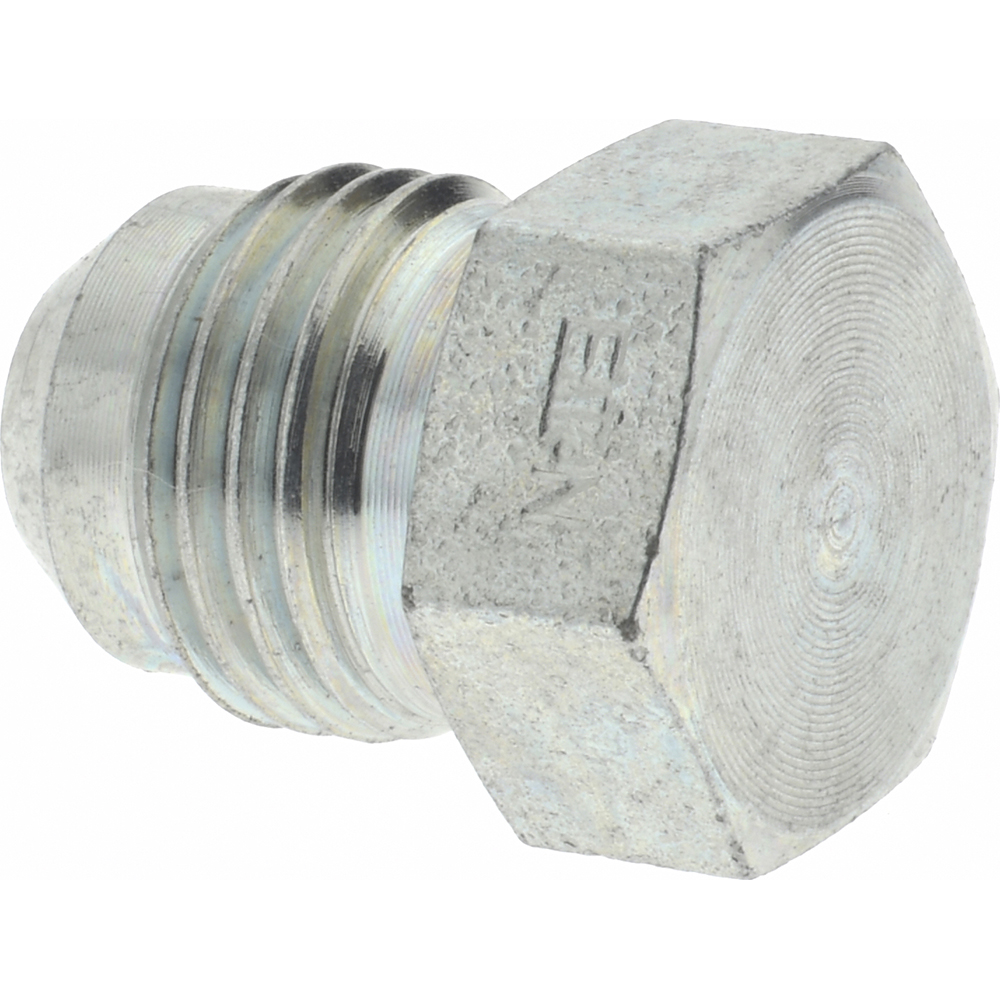 Brennan Steel Flared Tube Plug: 1/4" OD, 37 deg Flared Angle - 10450