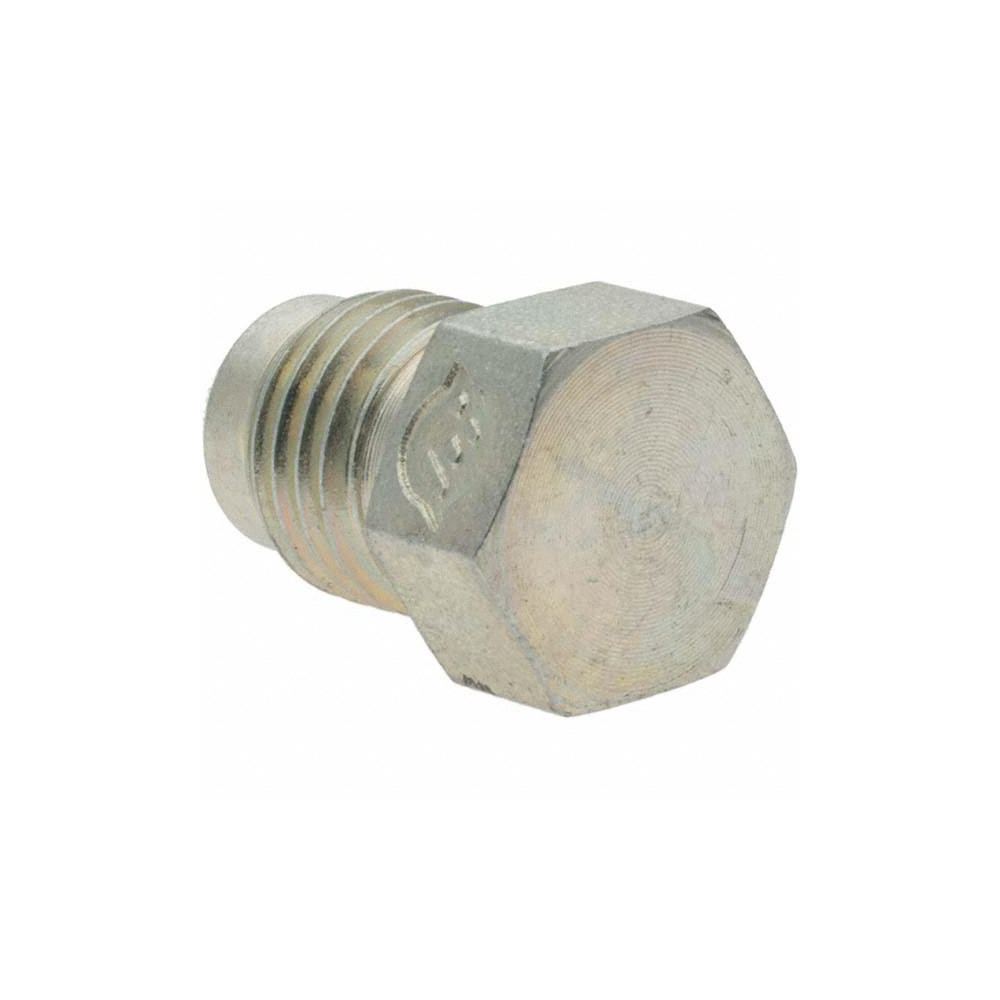 Brennan Steel Flared Tube Plug: 1/4" OD, 37 deg Flared Angle - 10450