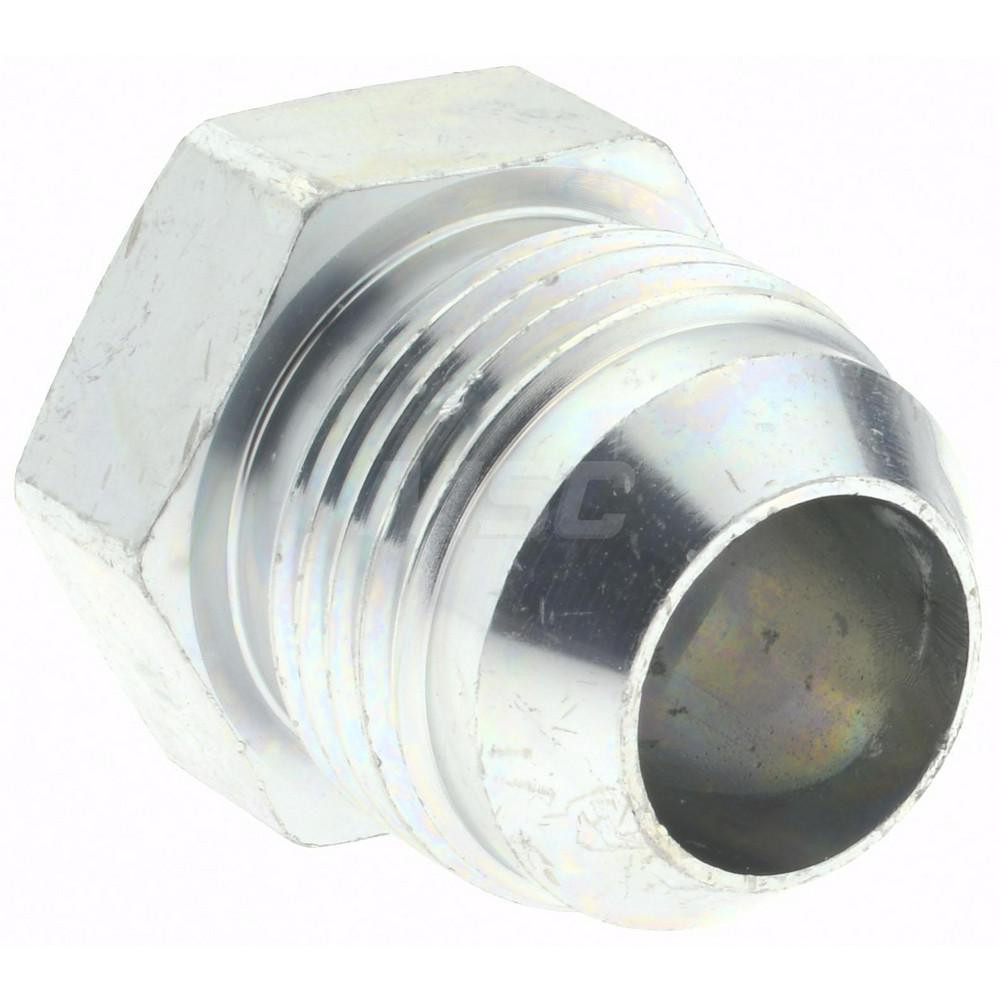 Parker Steel Flared Tube Plug: 3/4" OD, 37 deg Flared Angle - BDKP809730