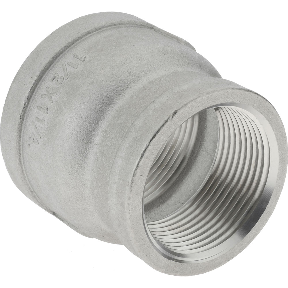 Merit Brass Pipe Reducer: 1-1/2 x 1-1/4", 304 Stainless Steel - K412-2420