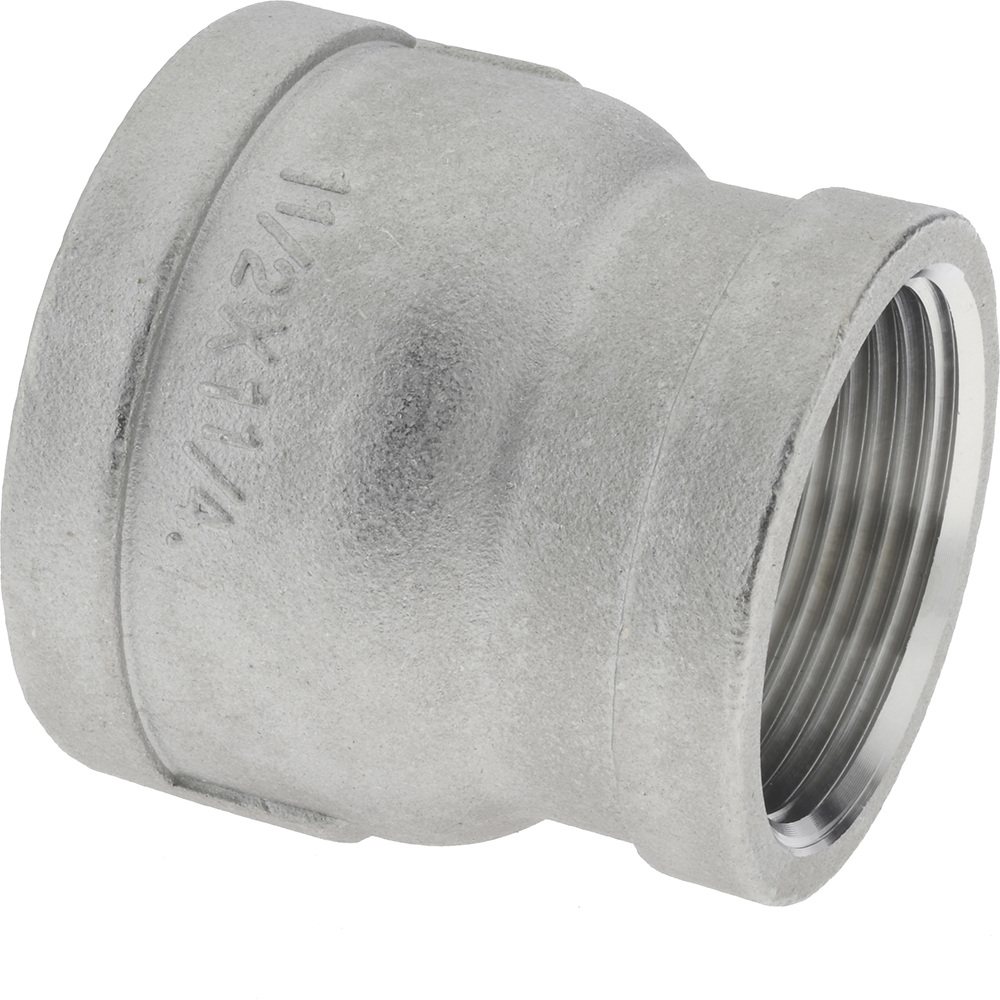 Merit Brass Pipe Reducer: 1-1/2 x 1-1/4", 304 Stainless Steel - K412-2420