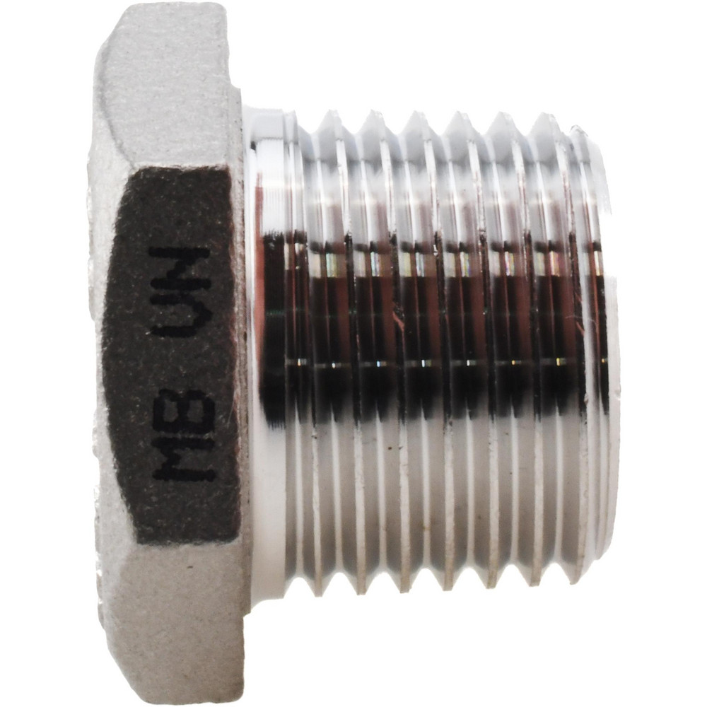 Merit Brass Pipe Bushing: 1/2 x 1/4", 304 Stainless Steel - K414-0804