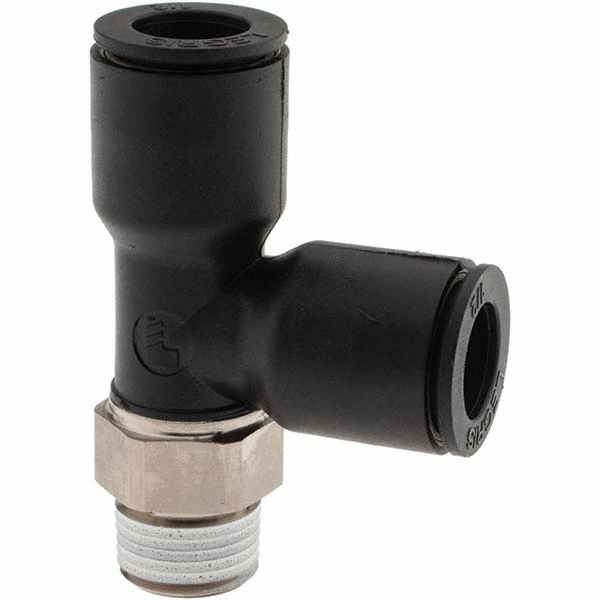 Legris Push-to-Connect Fitting: Run Tee, NPT, 3/8" OD - 3103 60 18
