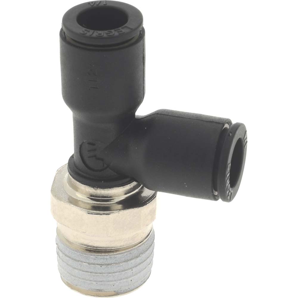 Legris Push-to-Connect Fitting: Run Tee, NPT, 3/8" OD - 3103 60 18