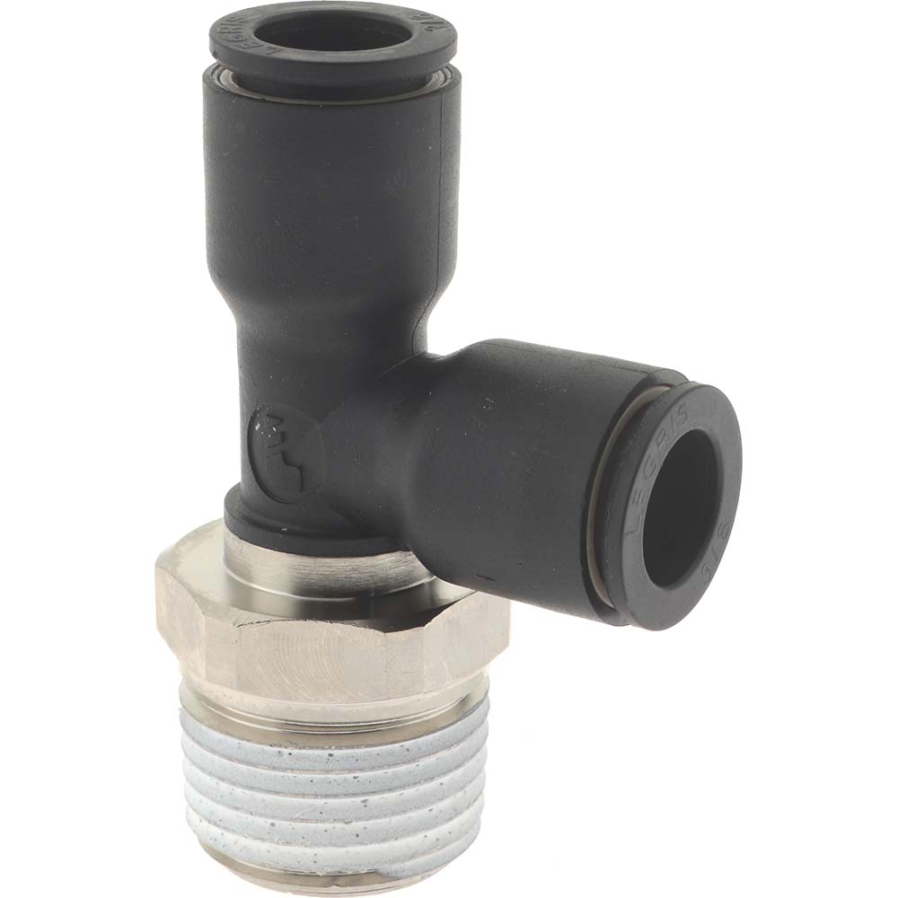Legris Push-to-Connect Fitting: Run Tee, NPT, 3/8" OD - 3103 60 18