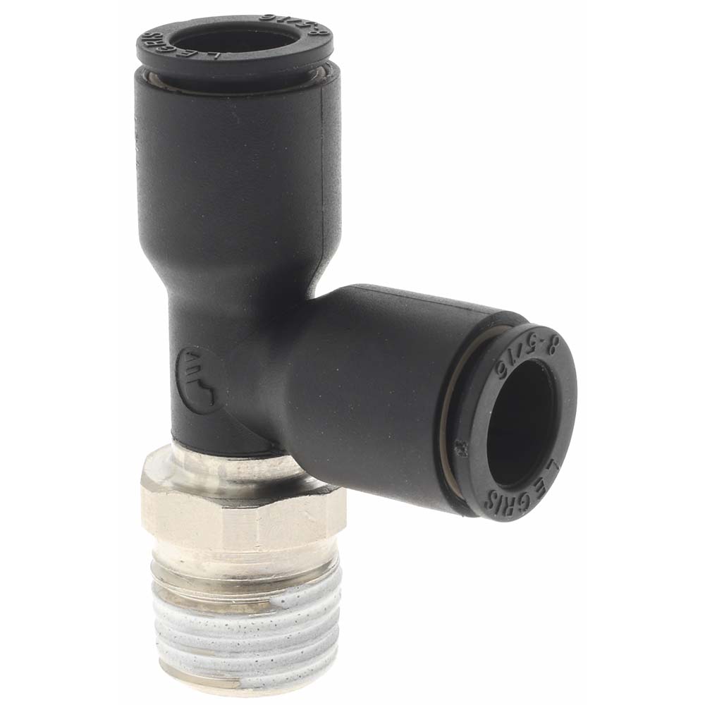 Legris Push-to-Connect Fitting: Run Tee, NPT, 3/8" OD - 3103 60 18