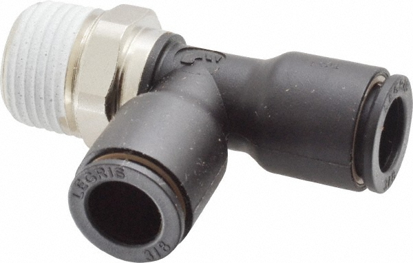 Legris Push-to-Connect Fitting: Run Tee, NPT, 3/8" OD - 3103 60 18