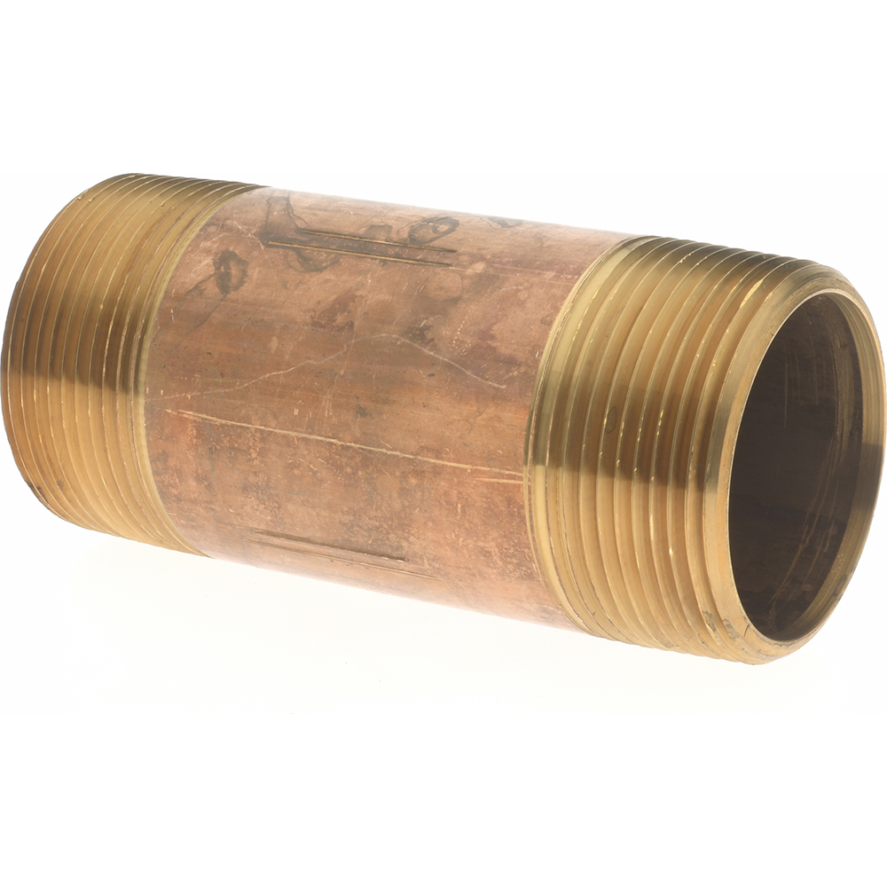 Merit Brass Brass Pipe Tee: 1-1/4" Fitting, Threaded, FNPT x FNPT x FNPT, Class 125 - X106-20