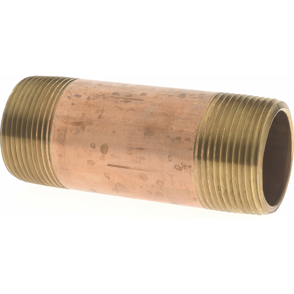 Merit Brass Brass Pipe Tee: 1-1/4" Fitting, Threaded, FNPT x FNPT x FNPT, Class 125 - X106-20