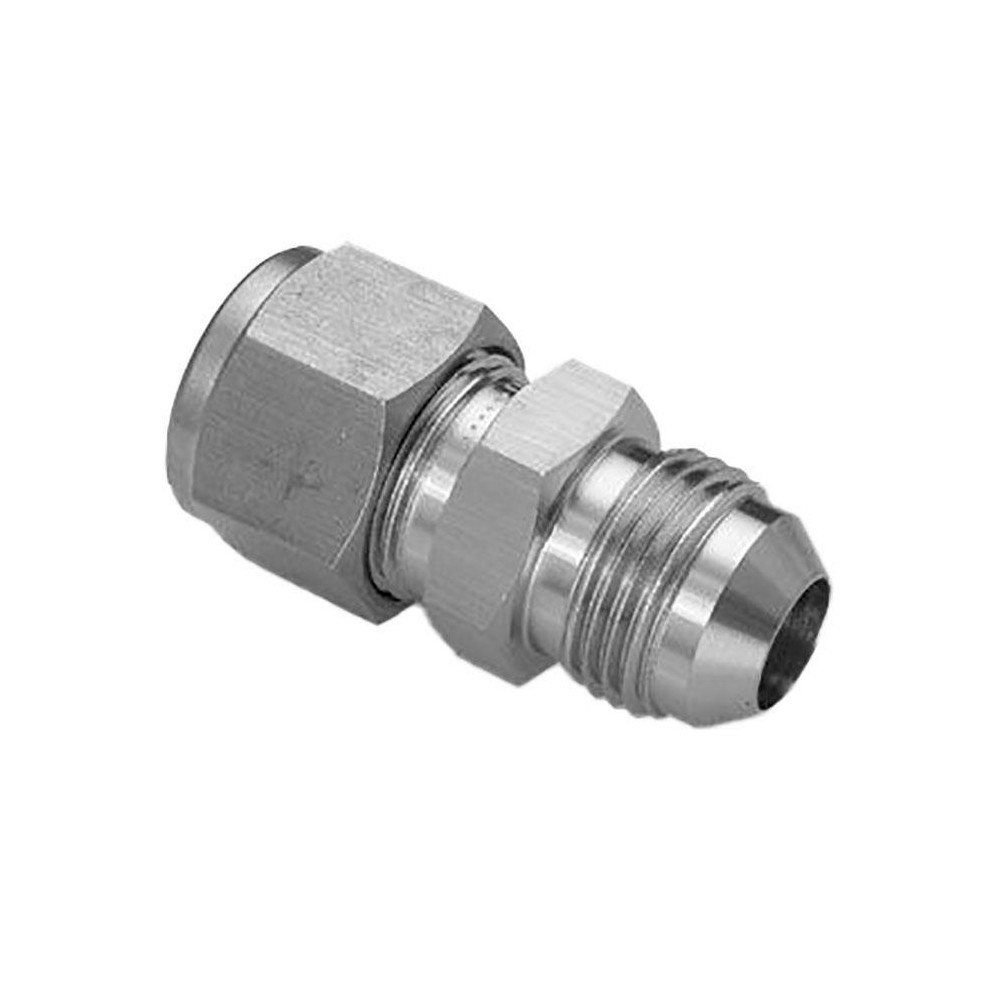 Ham-Let Compression Tube Connector: 1/4" Tube OD, Compression x MNPT - 3000432