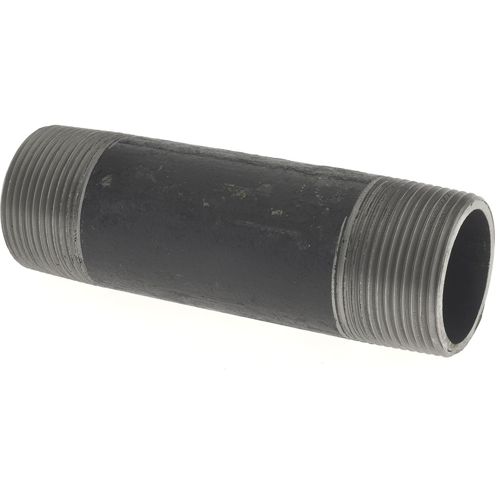 Value Collection Black Pipe Nipple: 1-1/4" Dia x 5" Long, Schedule 80 - XNB07050