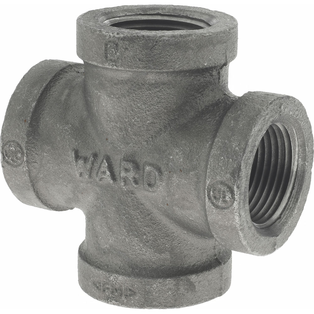 Legris Push-to-Connect Tube x Tube Fitting: Cross, 1/4" OD - 3107 56 00