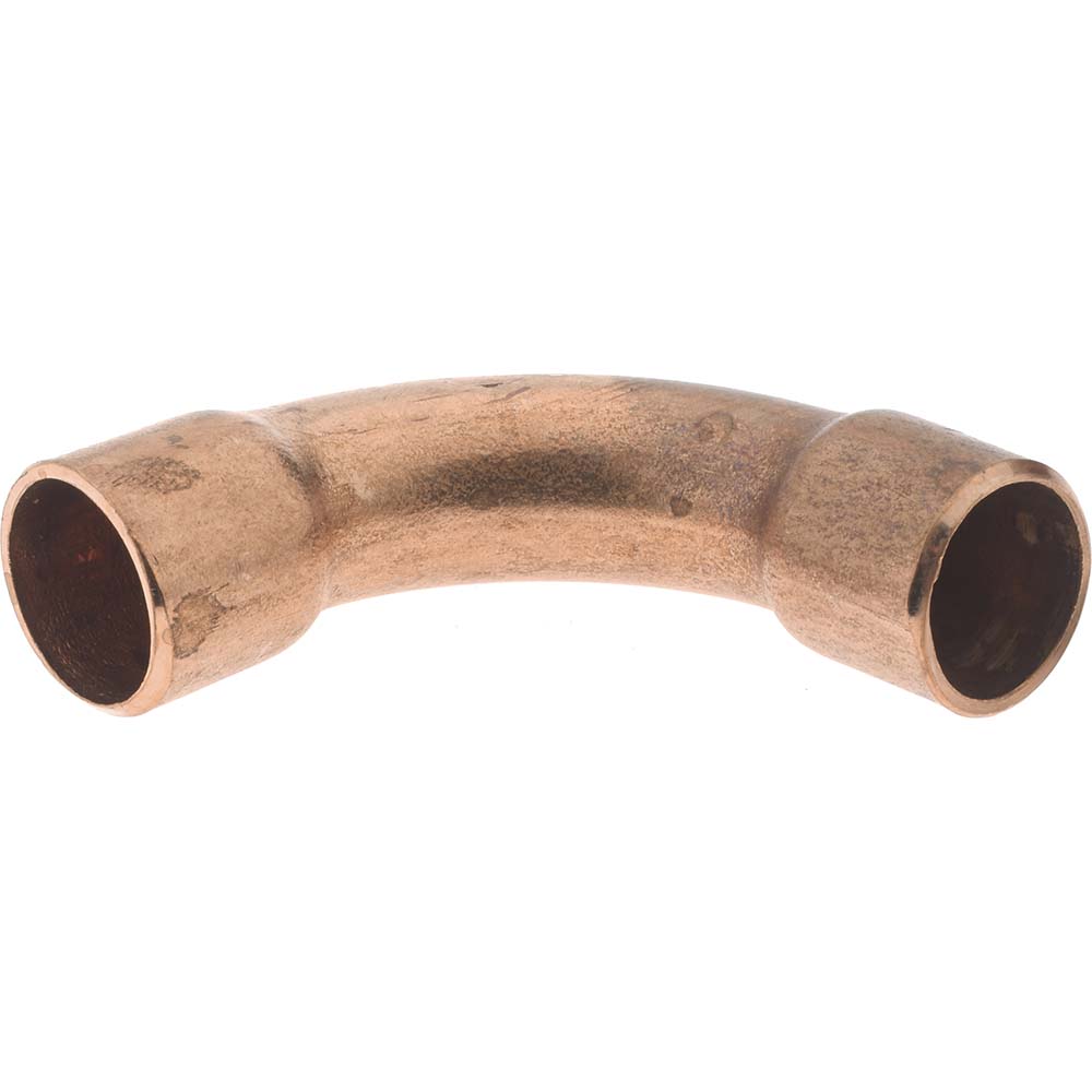 Mueller Industries Wrot Copper Pipe Tee: 1/8" Fitting, C x C x C, Solder Joint - W 40306