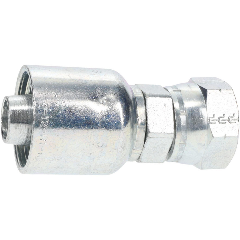 Parker Hydraulic Hose Female JIC 37 ° Swivel Fitting: 0.75" ID, 12 mm, 3/4" - KP81314