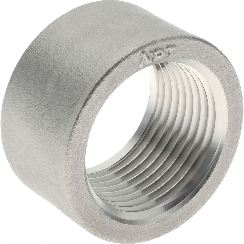 Merit Brass Pipe Half Coupling: 1", 316 Stainless Steel - K611H-16