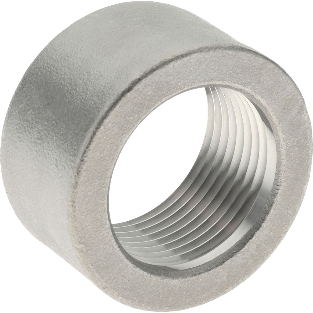 Merit Brass Pipe Half Coupling: 1", 316 Stainless Steel - K611H-16