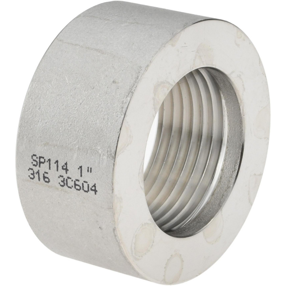 Merit Brass Pipe Half Coupling: 1", 316 Stainless Steel - K611H-16