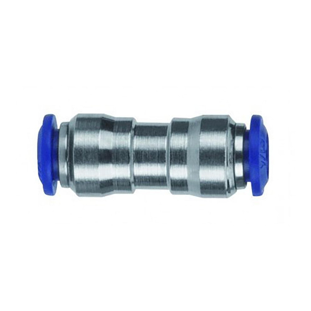 PRO-SOURCE Push-to-Connect Tube x Tube Fitting: Union, 1/4" OD - 2555801465PRO