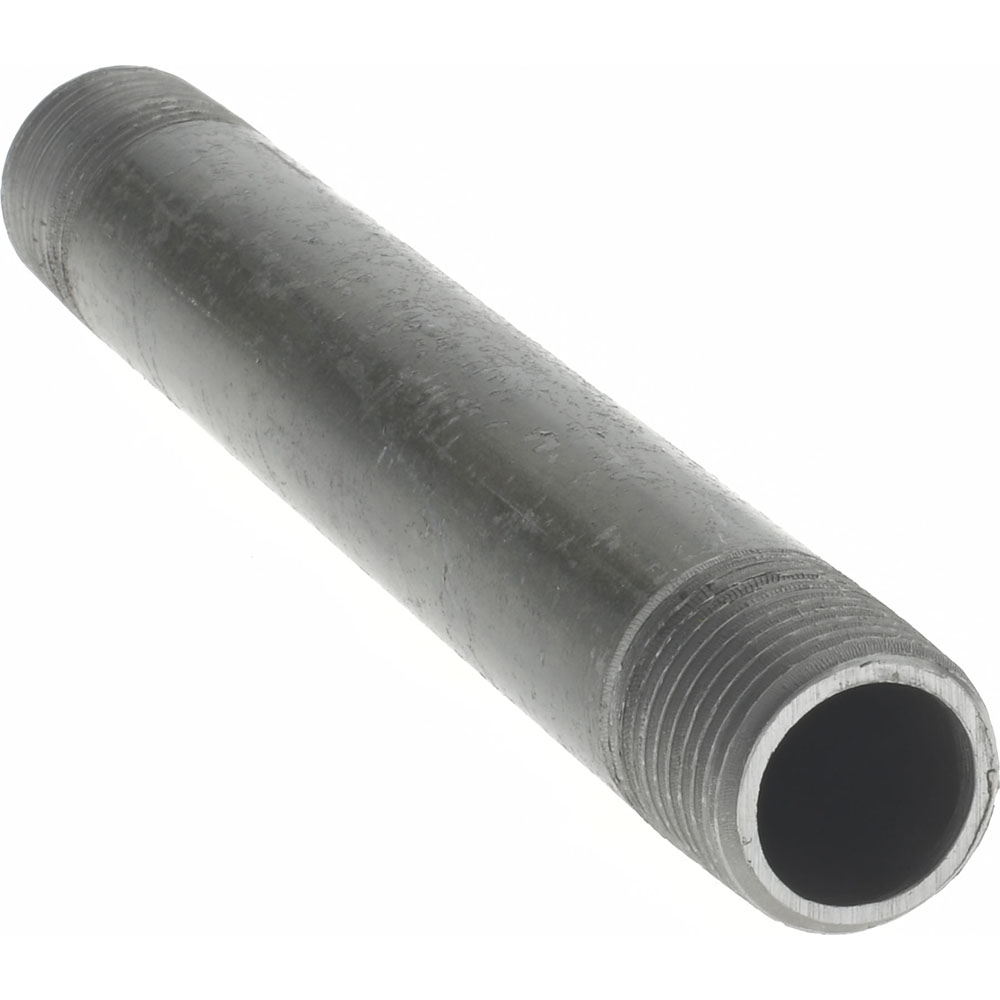 Value Collection Black Pipe Nipple: 3/8" Dia x 4-1/2" Long, Schedule 40 - NB03045