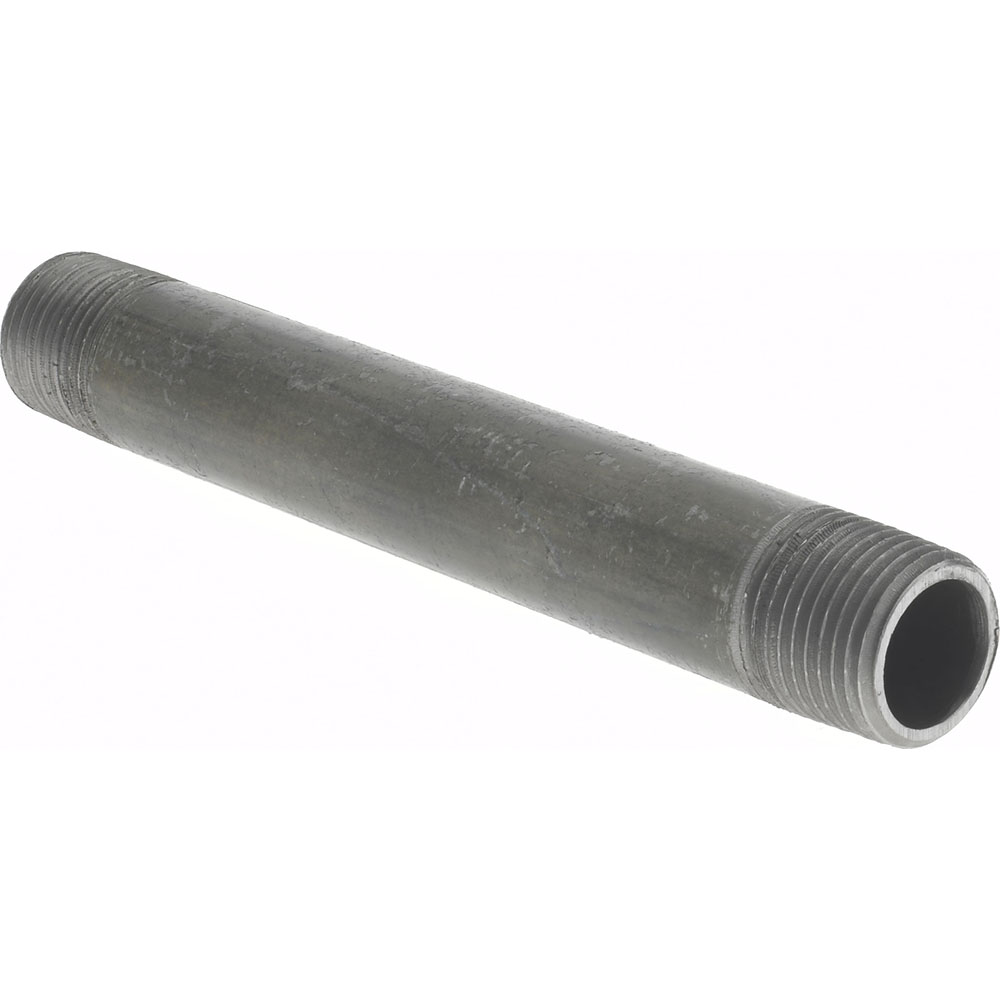 Value Collection Black Pipe Nipple: 3/8" Dia x 4-1/2" Long, Schedule 40 - NB03045