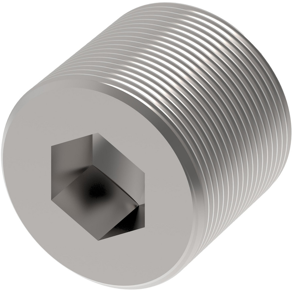 Parker Industrial Pipe Hollow Hex Plug: 1/4" Male Thread, MBSPP - VSTI1/4EDCF