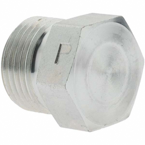 Parker Industrial Pipe Hollow Hex Plug: 1/4" Male Thread, MBSPP - VSTI1/4EDCF