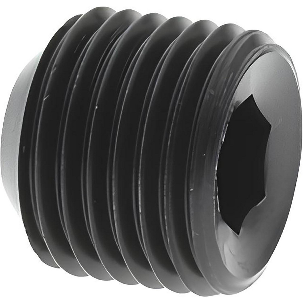 Brennan Steel Flared Tube Connector: 3/8" OD, 9/16-18 x 9/16-18 Thread, 37 deg Flared Angle - 10541