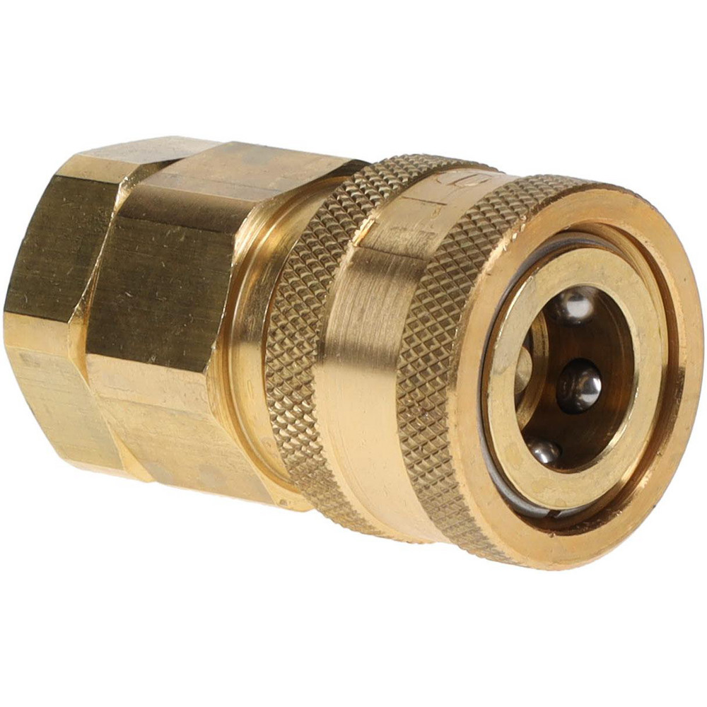 Parker Hydraulic Hose Valve Fitting: 1", 1", 1,750 psi - BVHN16-16F