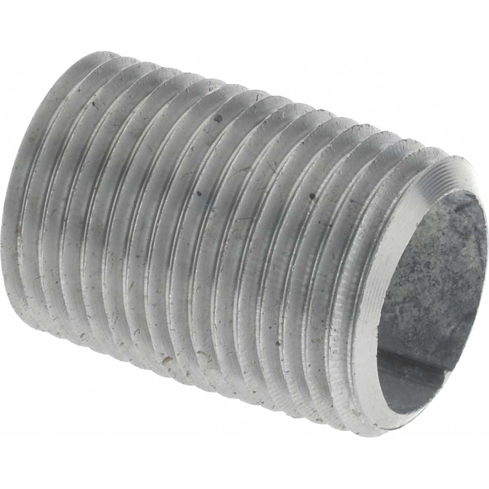 B&K Mueller Galvanized Pipe Nipple: 3/8", 4-1/2" Long, Schedule 40, Steel - 562-045HC