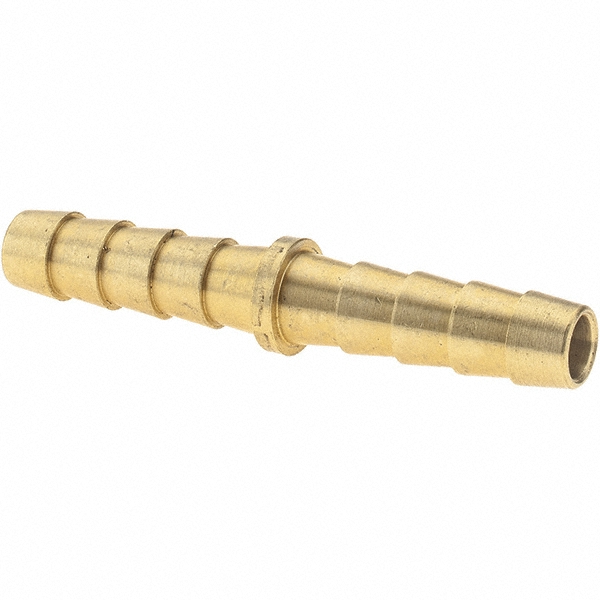 CPC Colder Products 1/4" Inside Tube Dia, Brass, Quick Disconnect, Hose Barb Valved Panel Mount Coupling Body - MCD1604NA