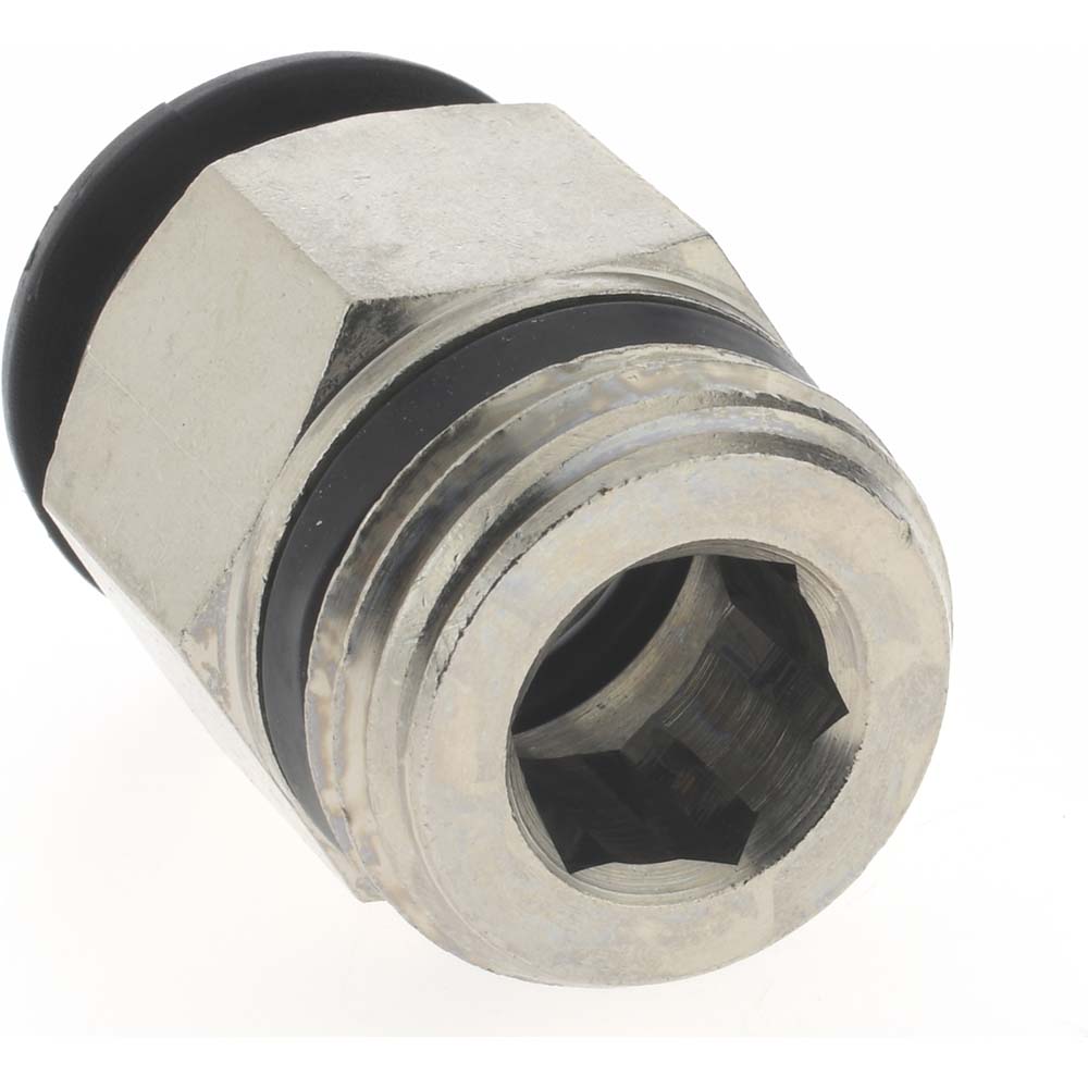 Aignep USA Push-to-Connect Push-to-Connect Fitting: Straight, Universal, 14.00 mm OD - 50000N-14-1/2