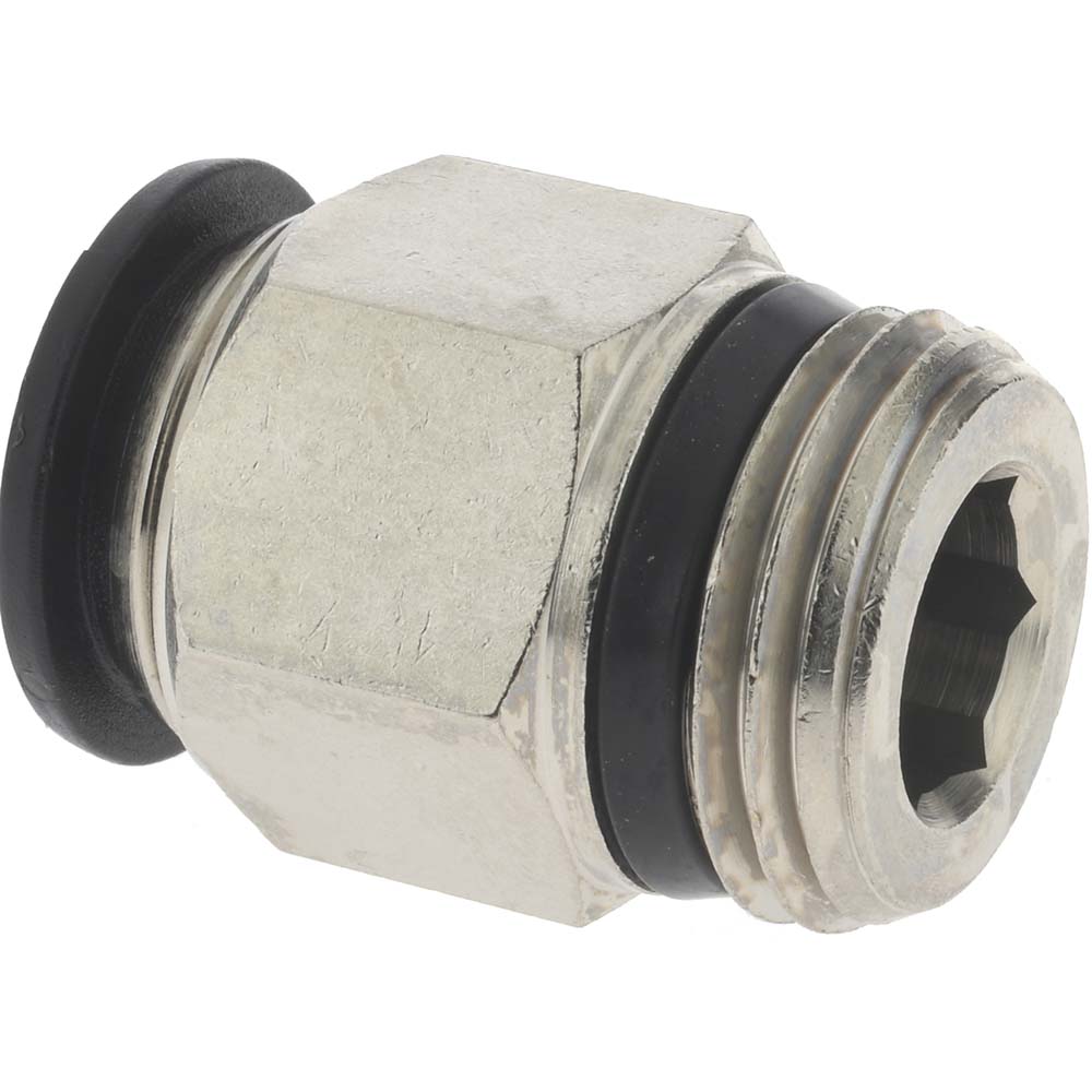 Aignep USA Push-to-Connect Push-to-Connect Fitting: Straight, Universal, 14.00 mm OD - 50000N-14-1/2