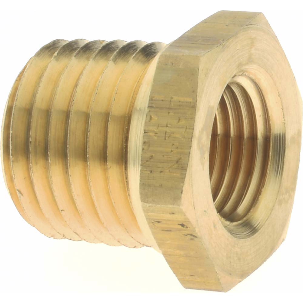 Parker Industrial Pipe Bushing: 1/8" Female Thread, 3/4" Male Thread, MNPTF x FNPTF - 209P-12-2