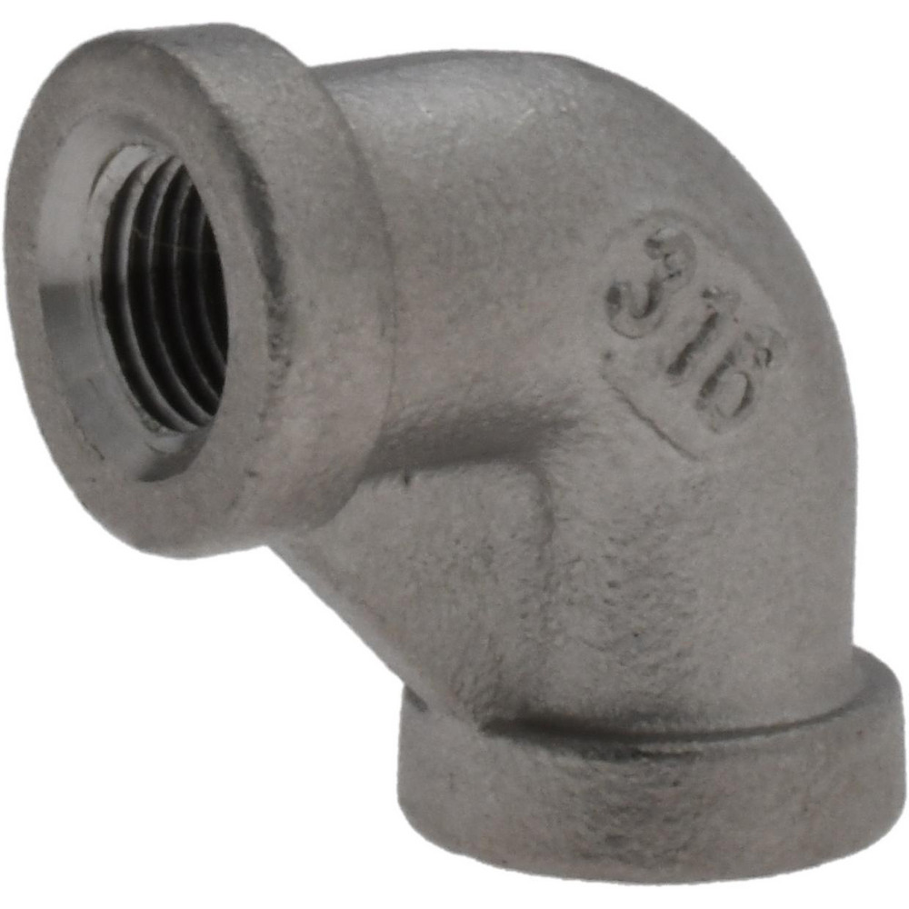 Value Collection Pipe 90 deg Elbow: 1/8", 316 Stainless Steel - 6LB901/8