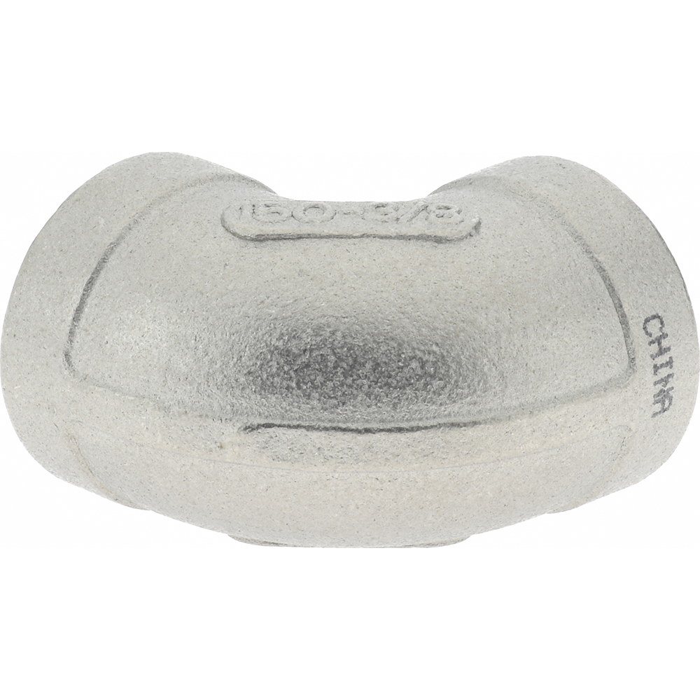 Merit Brass Pipe 90 deg Elbow: 3/8", 316 Stainless Steel - K601-06