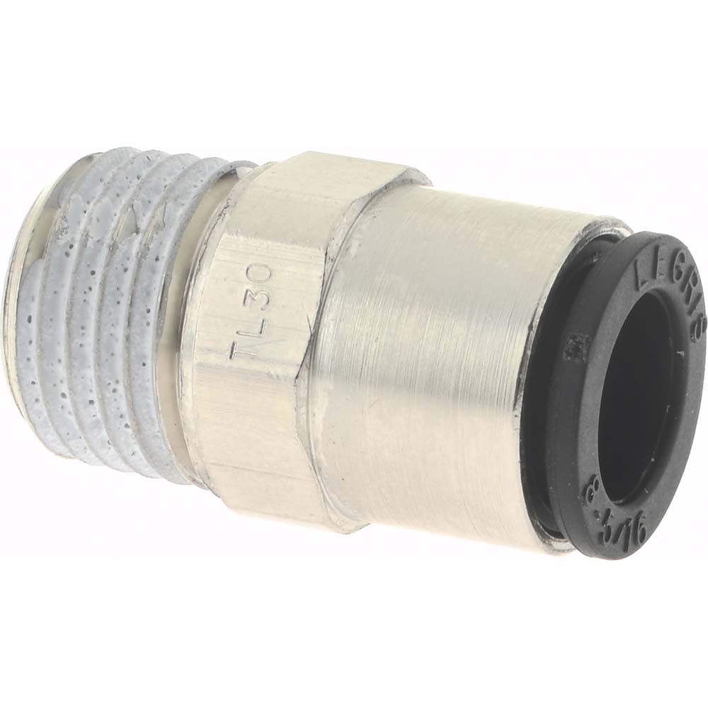 Parker Push-to-Connect Tube x Male BSPT Fitting: Connector, BSPT, 5/32" OD - KP23897