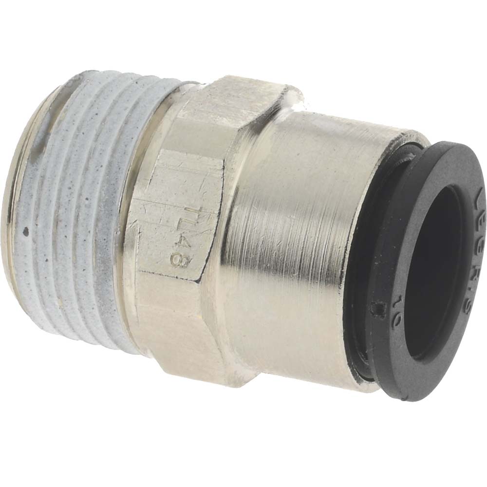 Parker Push-to-Connect Tube x Male BSPT Fitting: Connector, BSPT, 5/32" OD - KP23897