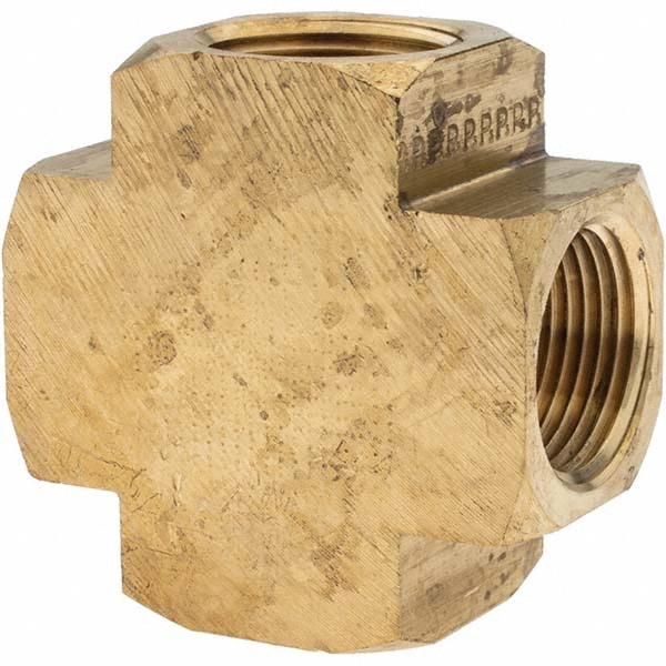 Eaton Industrial Pipe Female Cross: 1/4" Female Thread, FNPTF - 3950X4