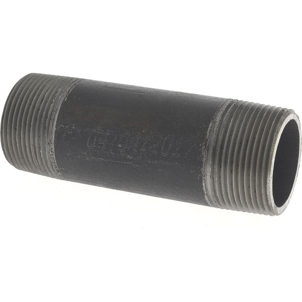 Value Collection Black Pipe Nipple: 1-1/4" Dia x 4-1/2" Long, Schedule 80 - XNB07045