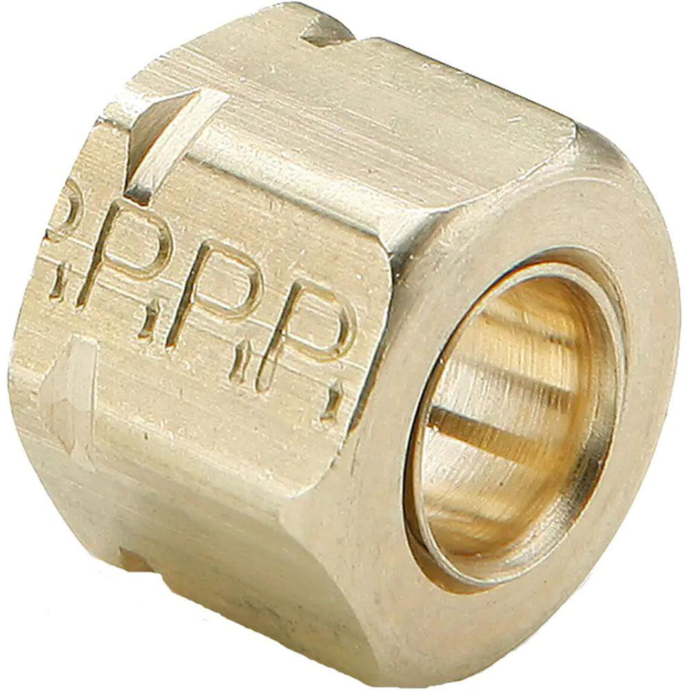 Parker Compression Tube End Cap: 1/4" Tube OD, Compression - 59P-4