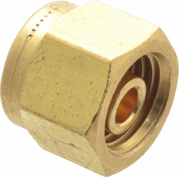 Parker Compression Tube End Cap: 1/4" Tube OD, Compression - 59P-4