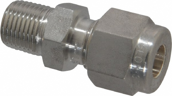 Ham-Let Compression Tube Connector: 1/2" Tube OD, Compression x FNPT - 3001803
