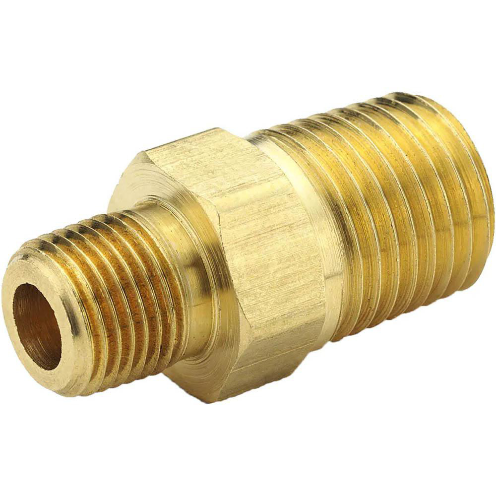 Parker Industrial Pipe Hex Plug: 1/2 x 3/8" Male Thread, MNPTF - 216P-8-6